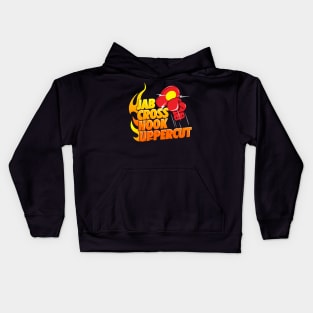 Jab, Cross, Hook, Uppercut Boxing Workout Kids Hoodie